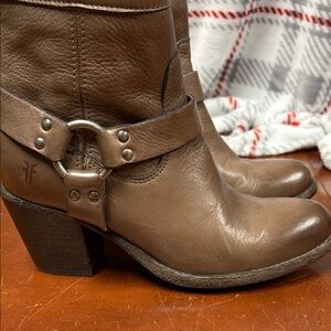 Frye harness ankle boot